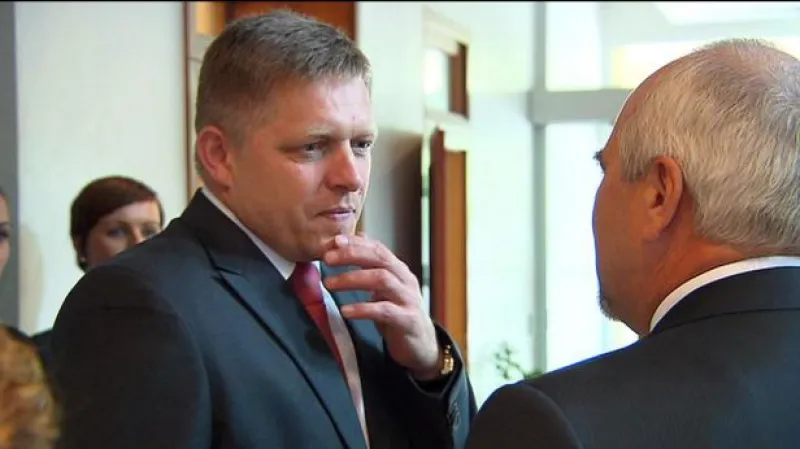 Projevy Roberta Fica a Karla Schwarzenberga