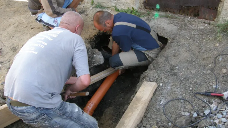 Kanalizace v Kololeči