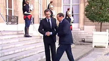 Francouzský prezident a italský premiér