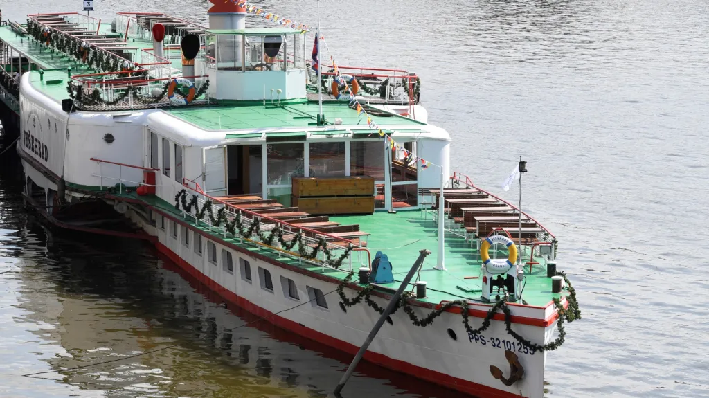 Parník Vyšehrad po rekonstrukci