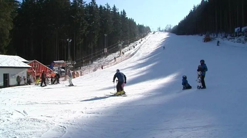 Sjezdovka Šacberk na Vysočině