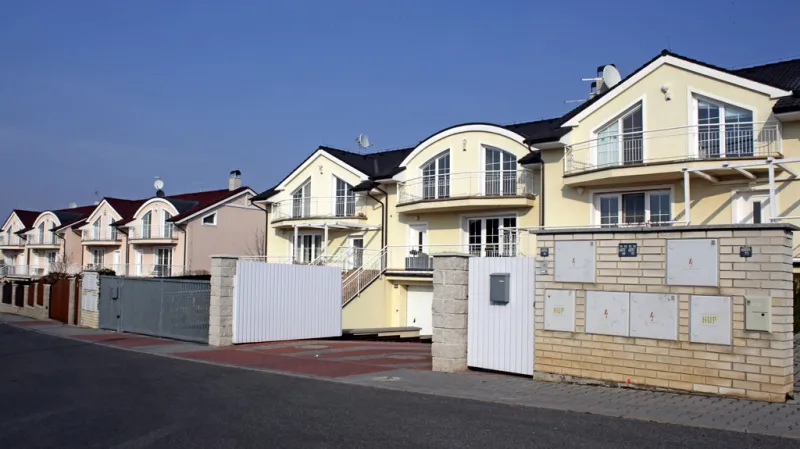 Satelitní výstavba řadových rodinných domů