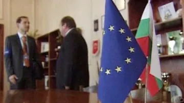 Vlajky EU a Bulharska