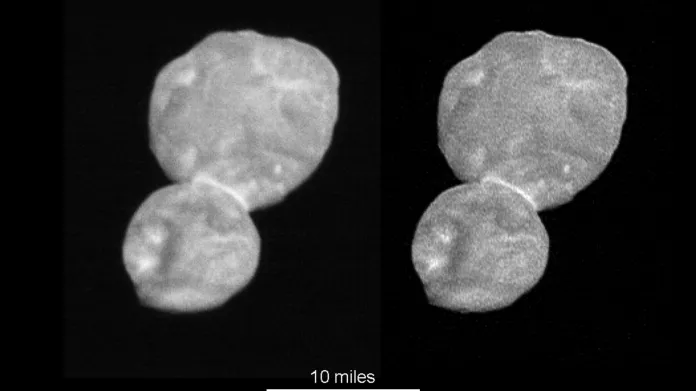 NASA zveřejnila nejnovější snímky planetky Ultima Thule