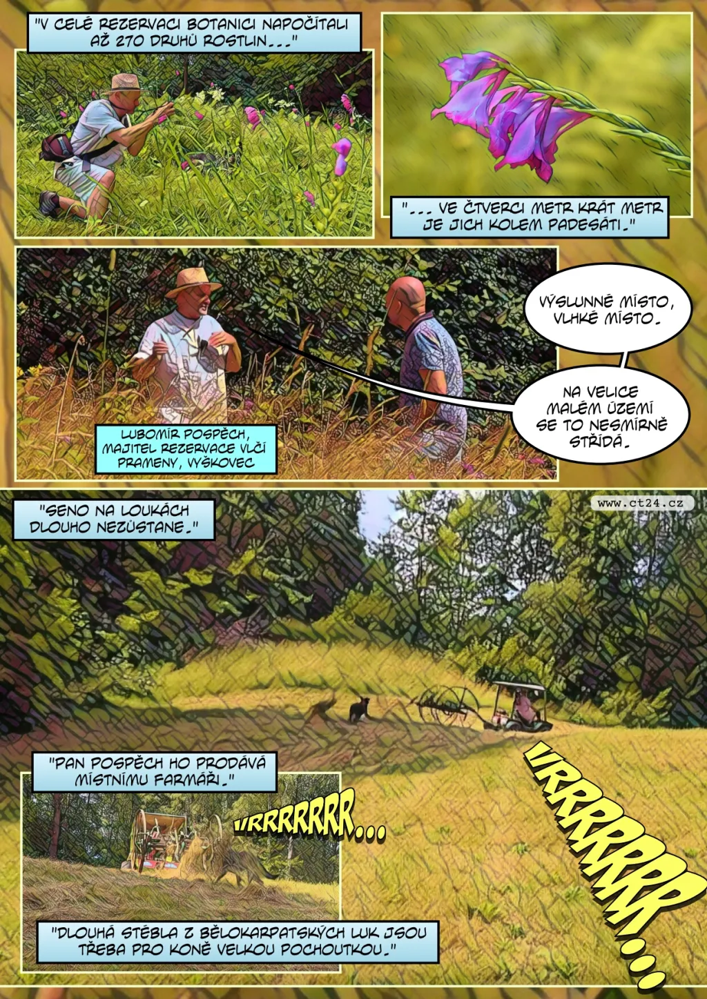 V Bílých Karpatech se kosí