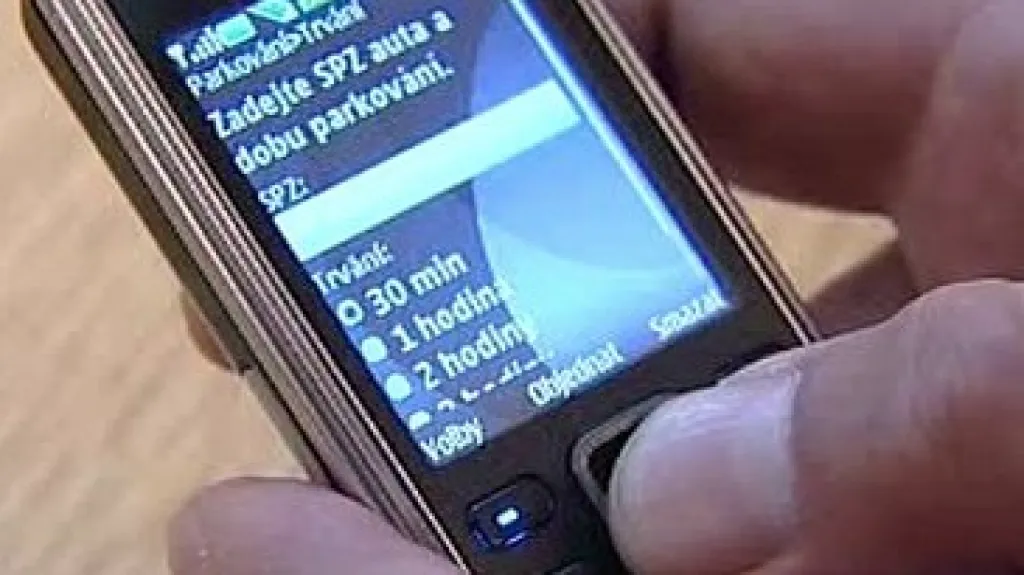 Parkovné v mobilu