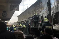 Při požáru nádraží v Káhiře zemřelo 25 lidí, zraněných může být jednou tolik
