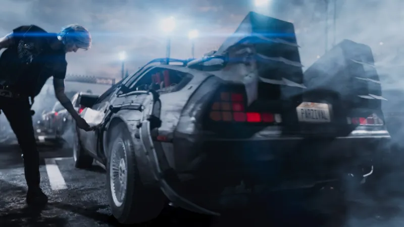 Automobil DeLorean známý z Návratu do budoucnosti