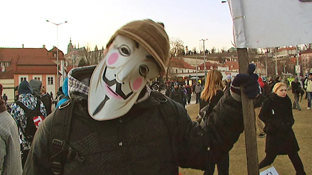 Protest proti dohodě ACTA
