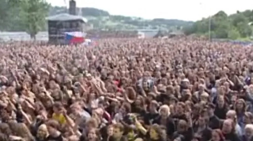 Návštěvníci festivalu Masters of Rock