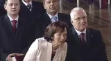 Lívia a Václav Klausovi