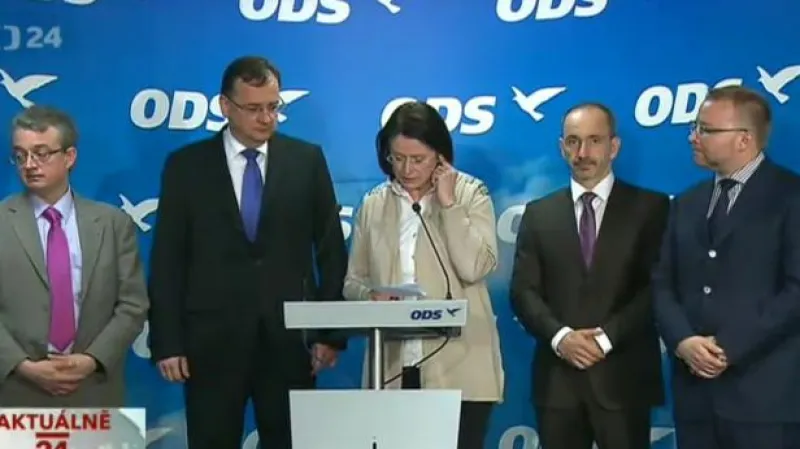 Tisková konference výkonné rady ODS