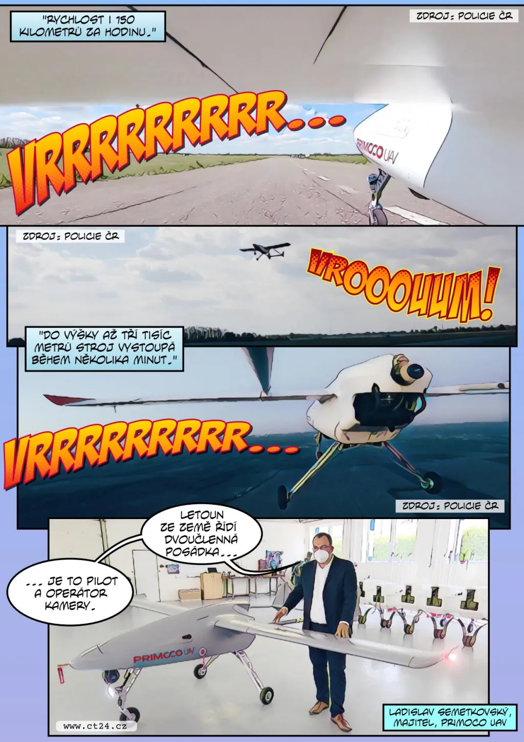 Drony hlídaly státní hranice