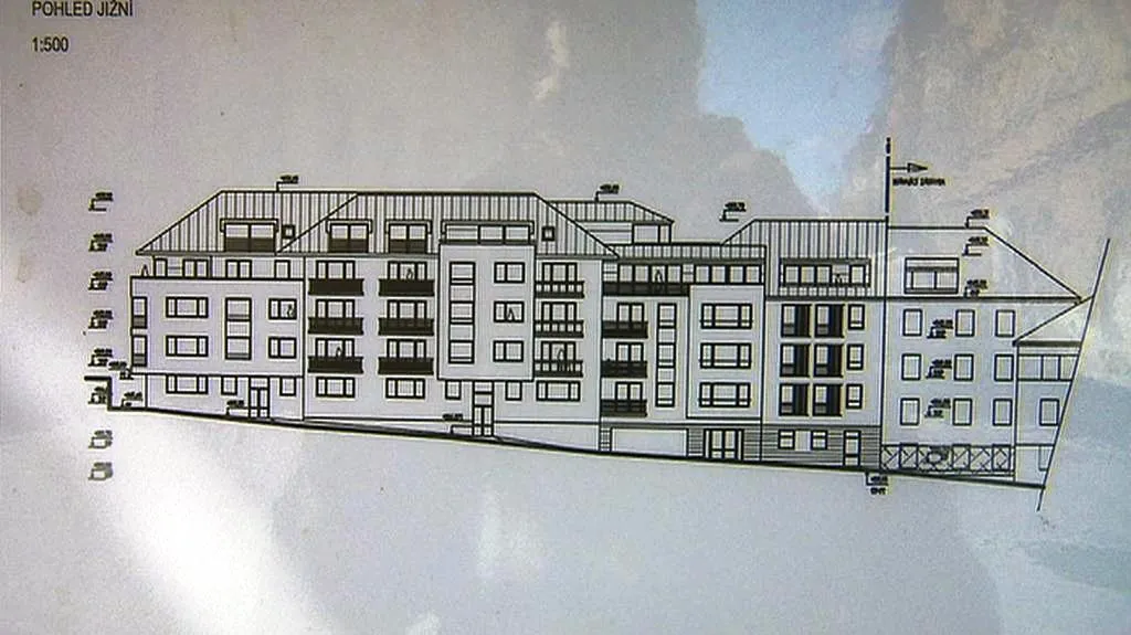 Plán stavby domu na Tejnce