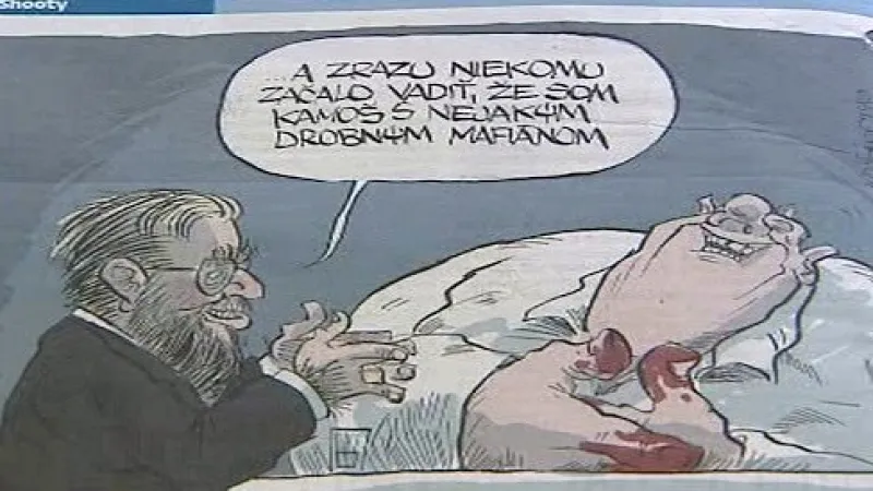 Karikatura Štefana Harabina