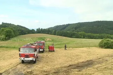 Hasiči nacvičovali zásah při požáru lesa