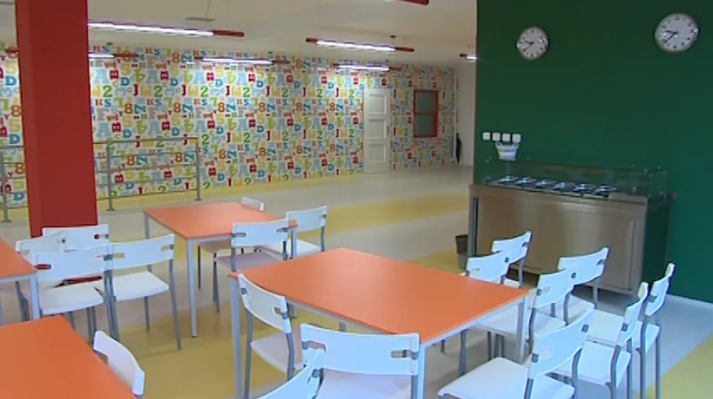 Nová jídelna na základní škole v Kunovicích