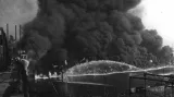 Požáry řeky Cuyahoga ve čtyřicátých a padesátých letech dvacátého století