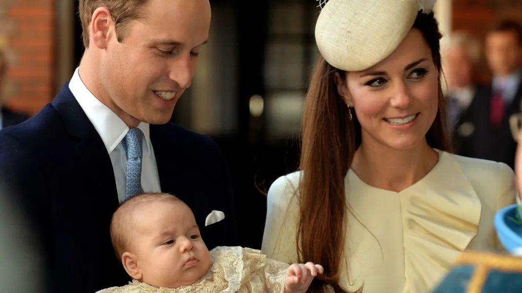 Křtiny prince George