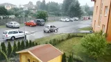 iReportér Standa Větrovský: Silná bouřka s kroupami v Nových Jirnech