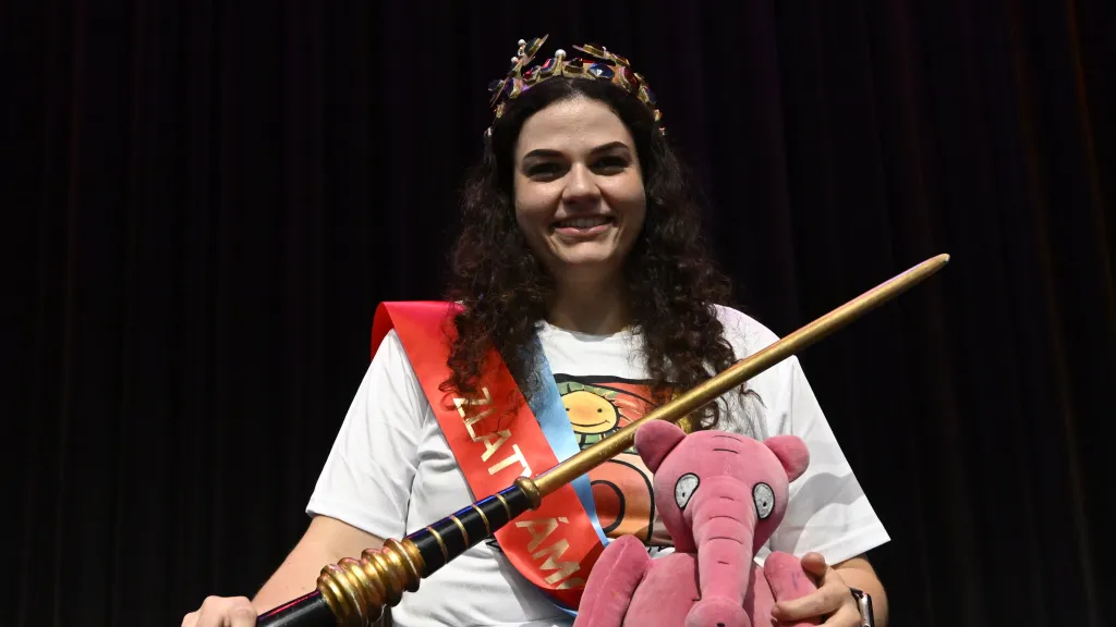 Vítězka 33. ročníku ankety Zlatý Ámos Adéla Langerová