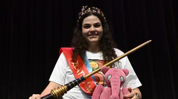 Vítězka 33. ročníku ankety Zlatý Ámos Adéla Langerová