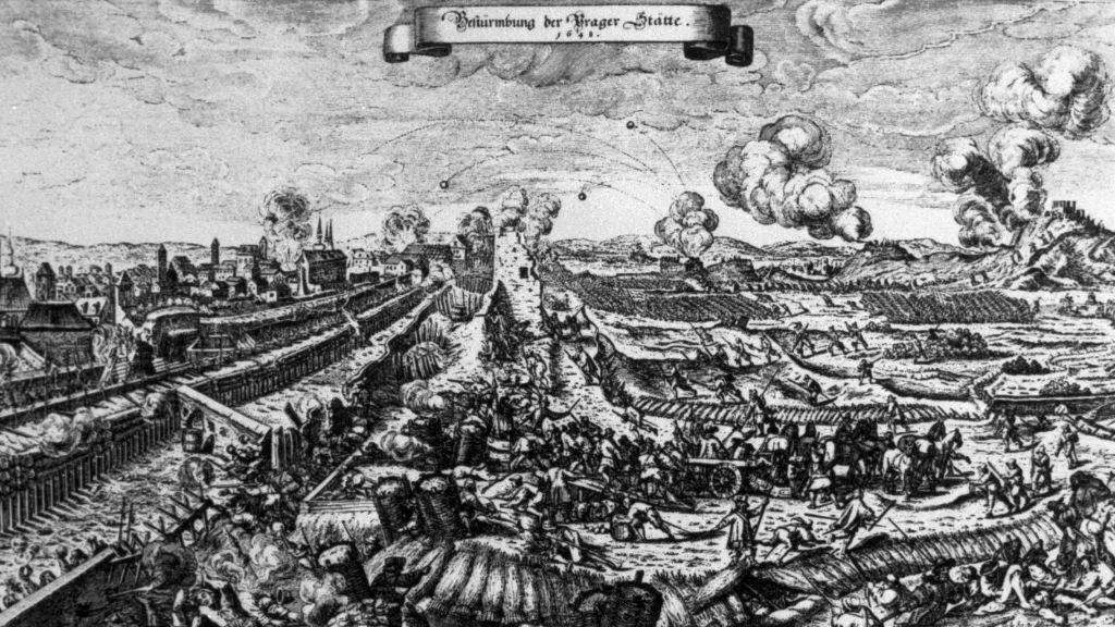 Karel Škréta: Obležení Prahy od Švédů