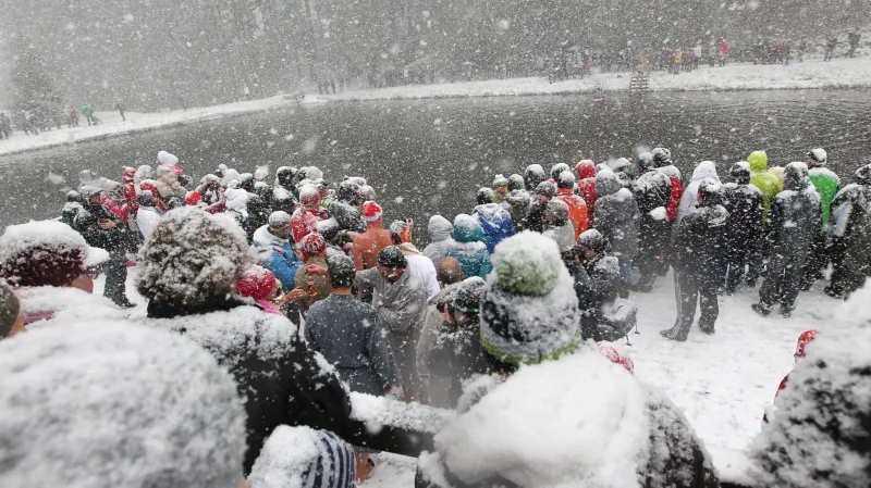 Setkání otužilců ve Vimperku