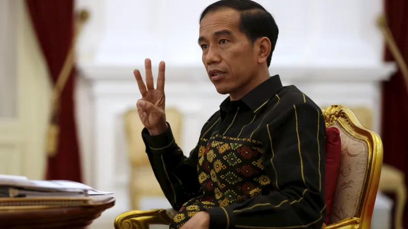 Indonéský prezident Joko Widodo na snímku z roku 2016