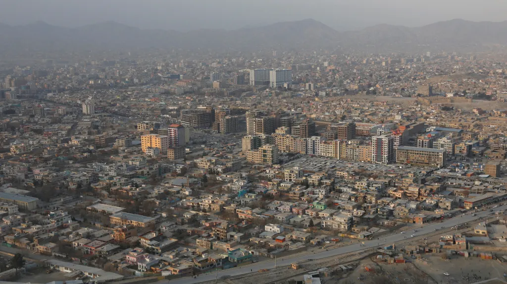 Pohled na Kábul, archivní snímek