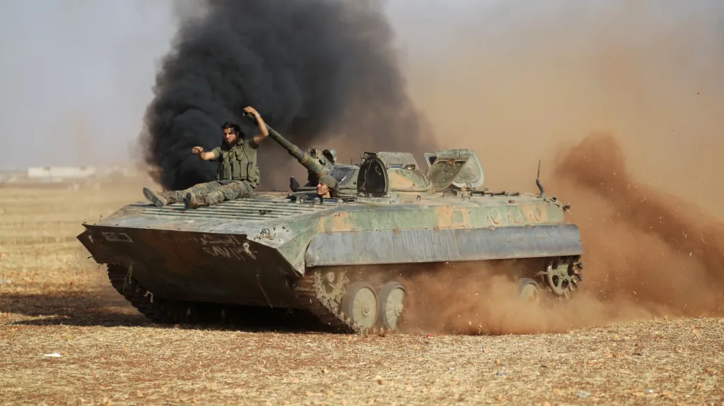 Povstalci na severu provincie Aleppo