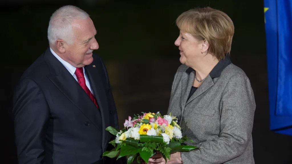 Václav Klaus a Angela Merkelová