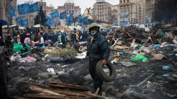 Oběti protestů v Kyjevě