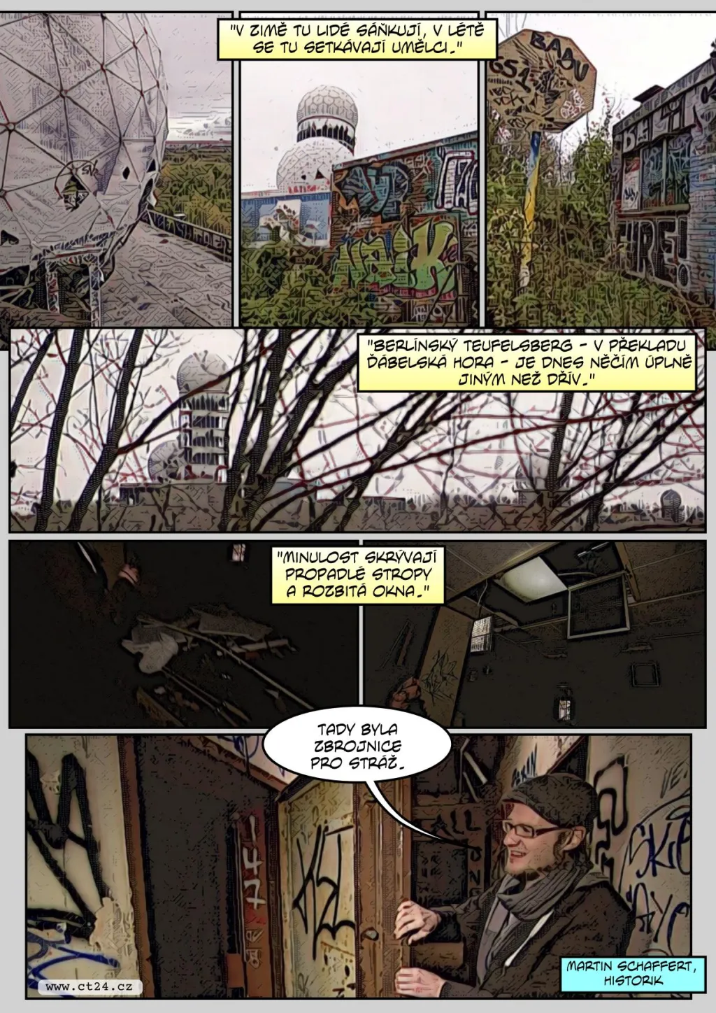 Nevědomí východních Němců připomíná komplex Teufelsberg