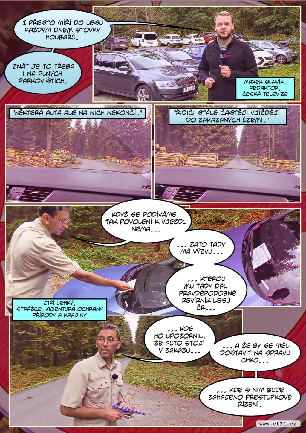 Ochránci přírody kontrolují řidiče