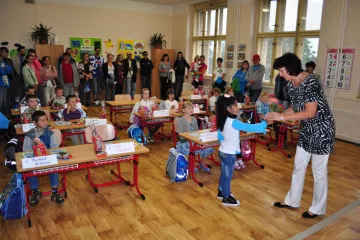 Poběžovické prvňáčky navštívila princezna