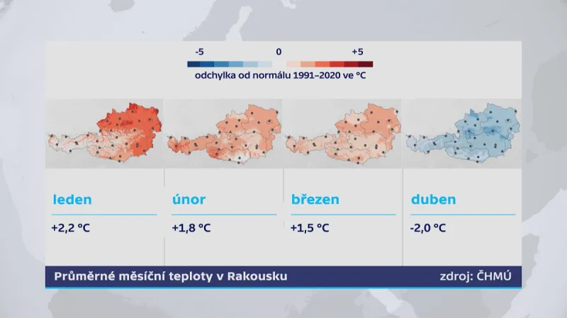 Srážky v Rakousku