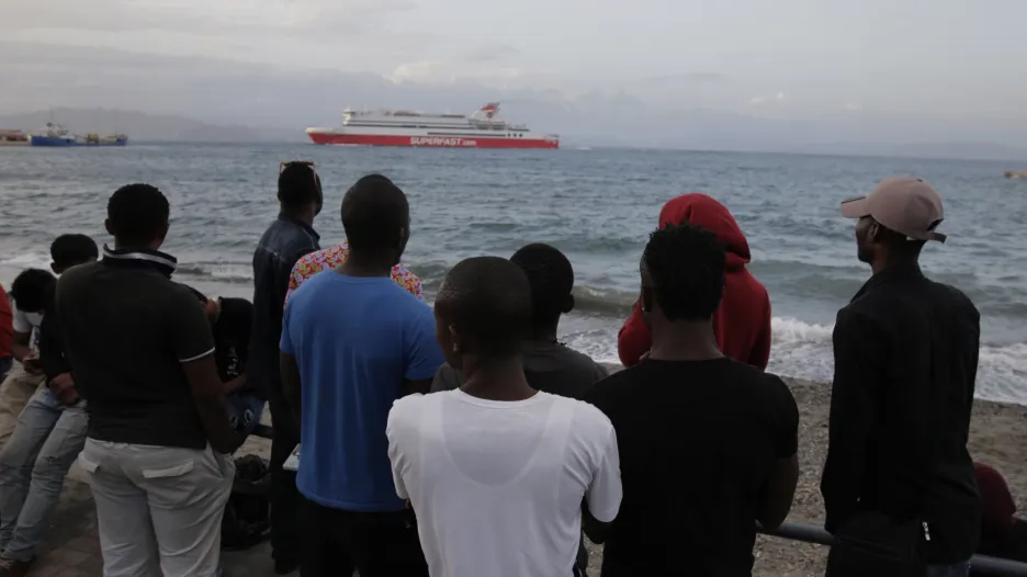 Uprchlíci na ostrově Kos