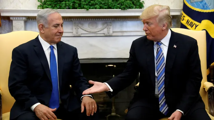 Donald Trump a Benjamin Netanjahu