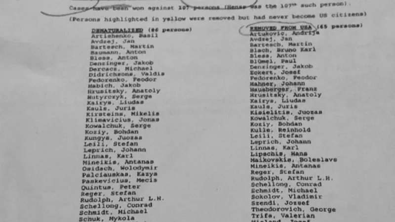 Spisy o špionech v USA