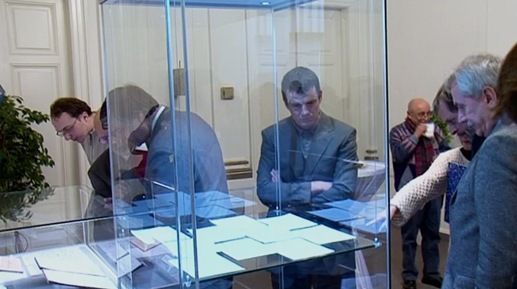 Výstava Charty 77 v budově Ústavního soudu v Brně