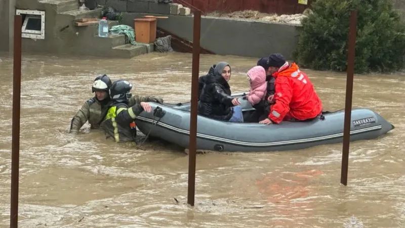 Záplavy v ruském Dagestánu