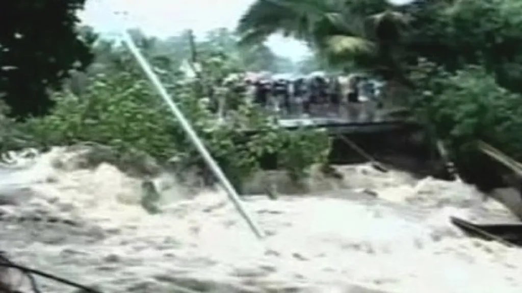 Následky bouře na Filipínách