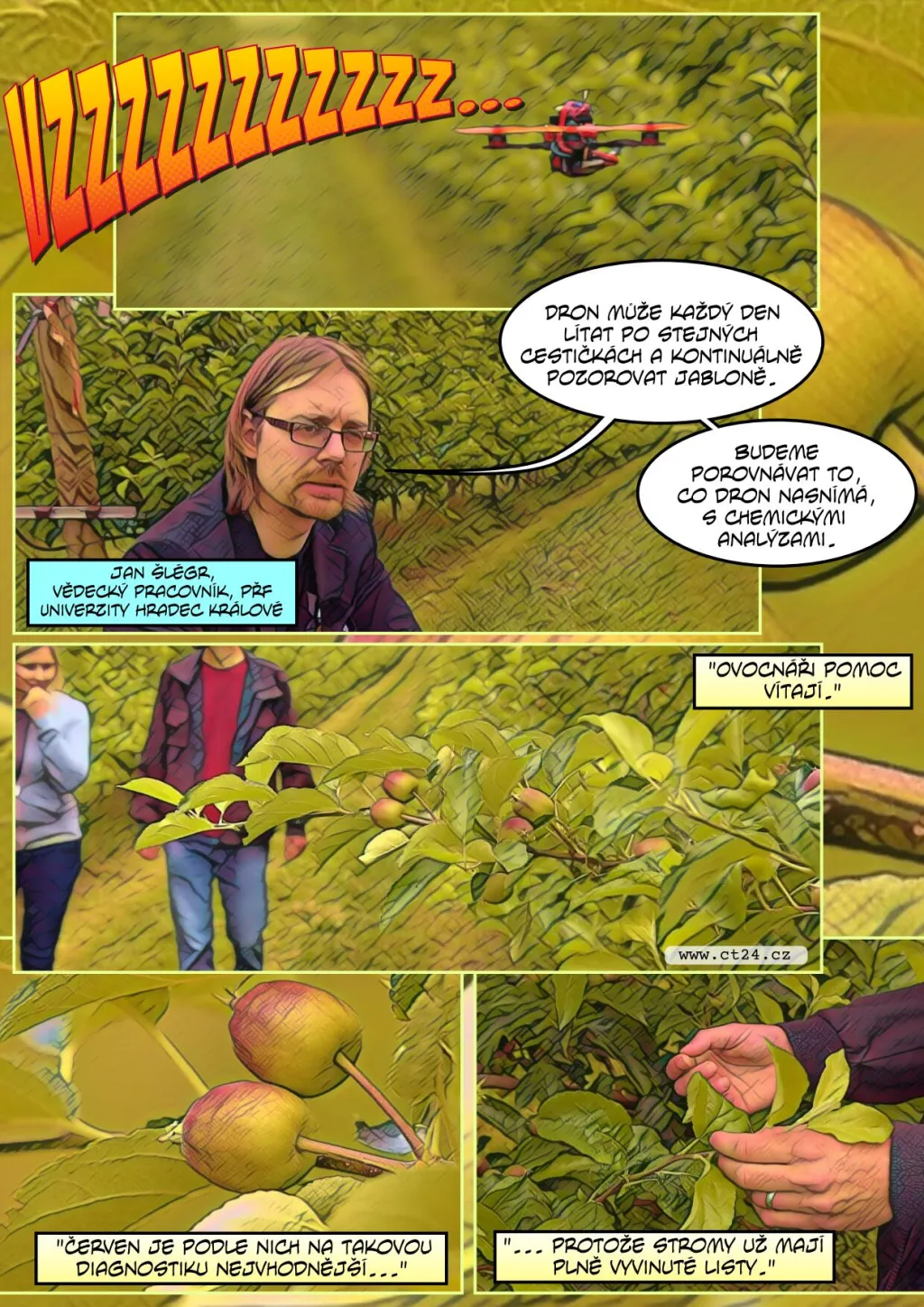 Laserové drony pomáhají zemědělcům