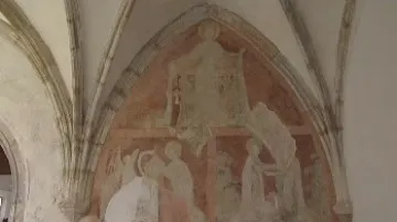Unikátní freska v Českobudějovickém klášteře