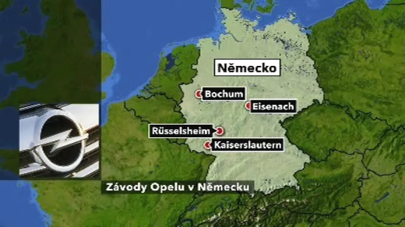 Závody Opelu v Německu