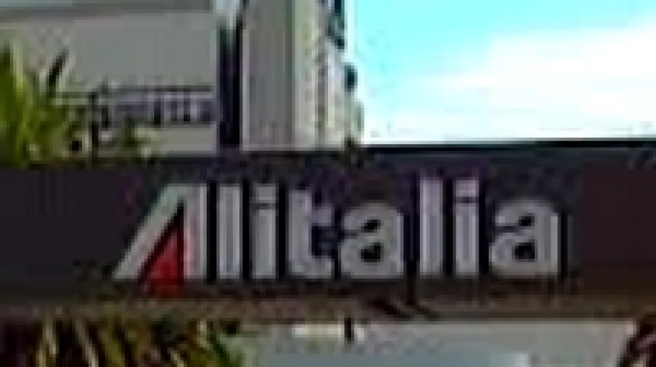 Logo letecké společnosti Alitalia