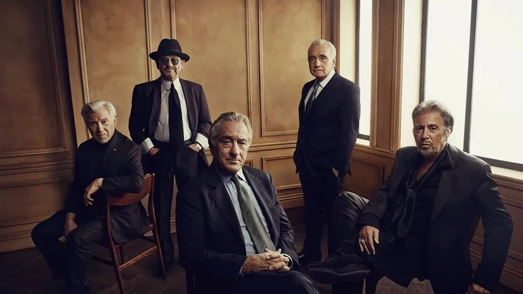 Martin Scorsese a herci z filmu Irčan