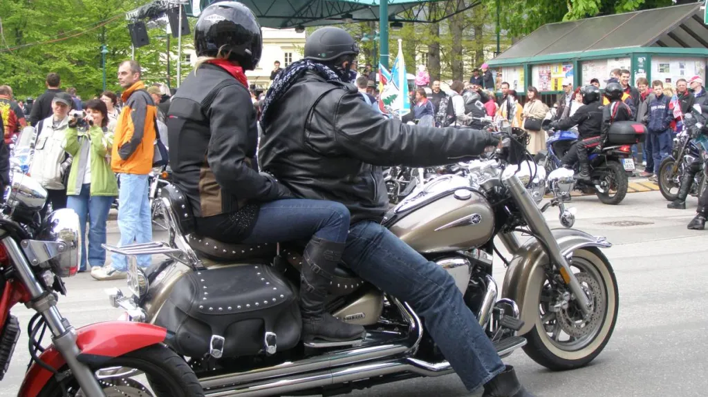 Vrchlabí - sraz motorkářů