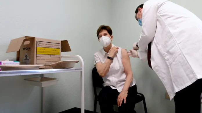 Očkování zdravotníků v Budapešti